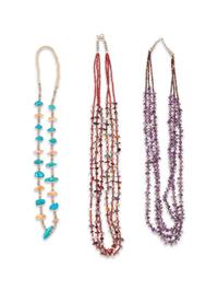 Pueblo and Southwestern-Style Multi-Strand Necklace