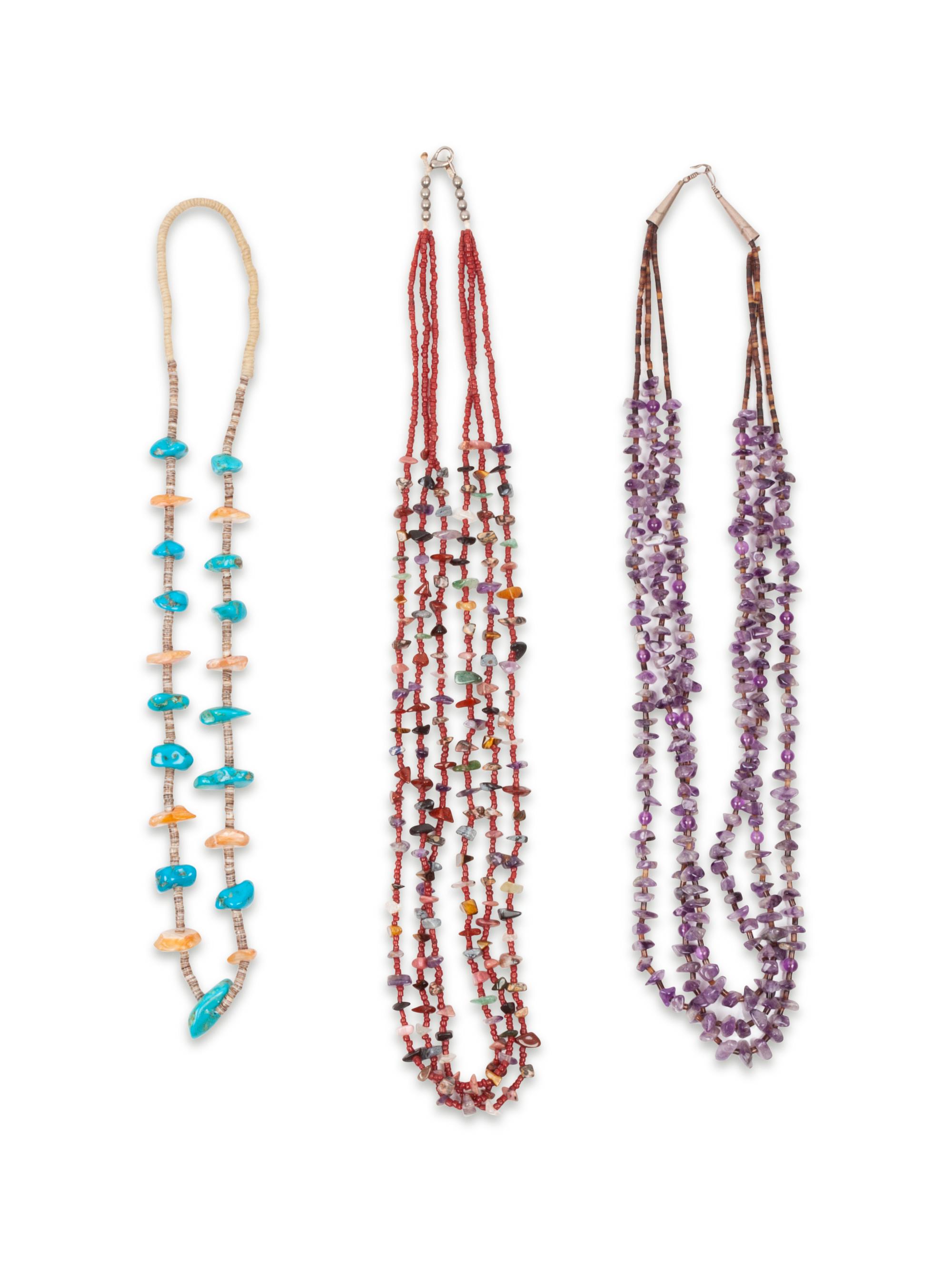 Pueblo and Southwestern-Style Multi-Strand Necklace