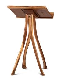 An American Carved Hardwood Music Stand
