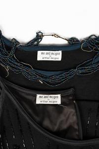 Two Beaded Dresses by Arthur McGee, 1980s