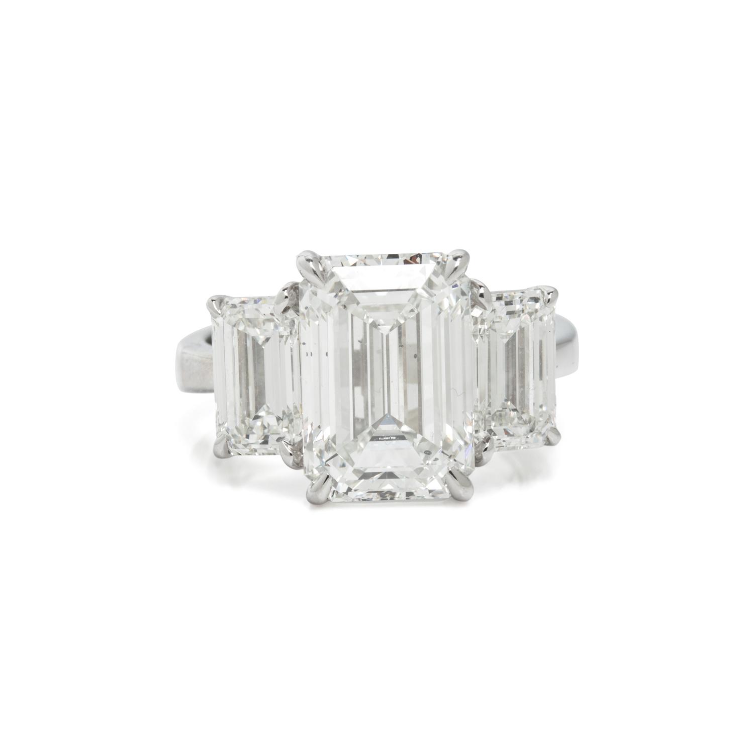 JB STAR, DIAMOND AND PLATINUM RING