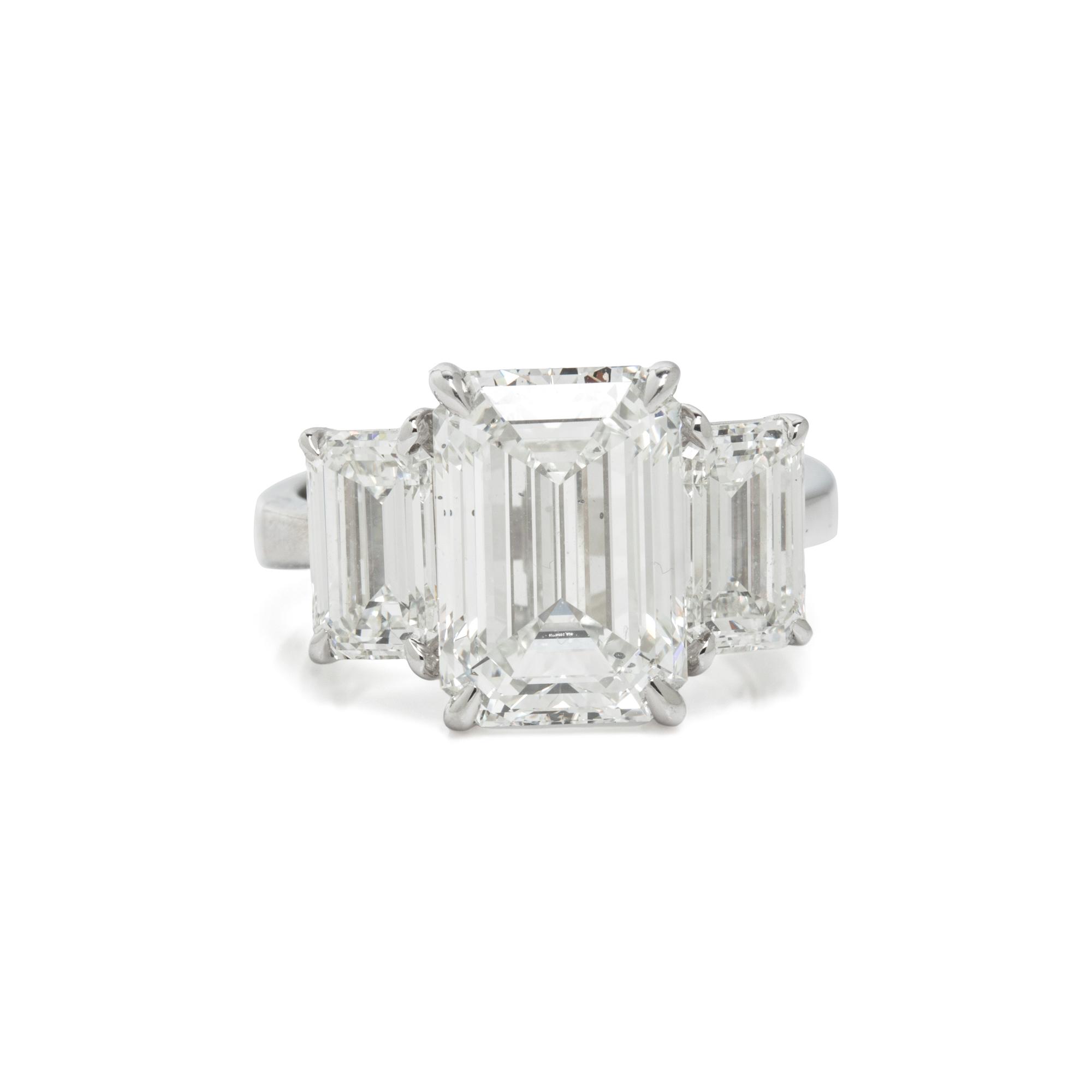JB STAR, DIAMOND AND PLATINUM RING