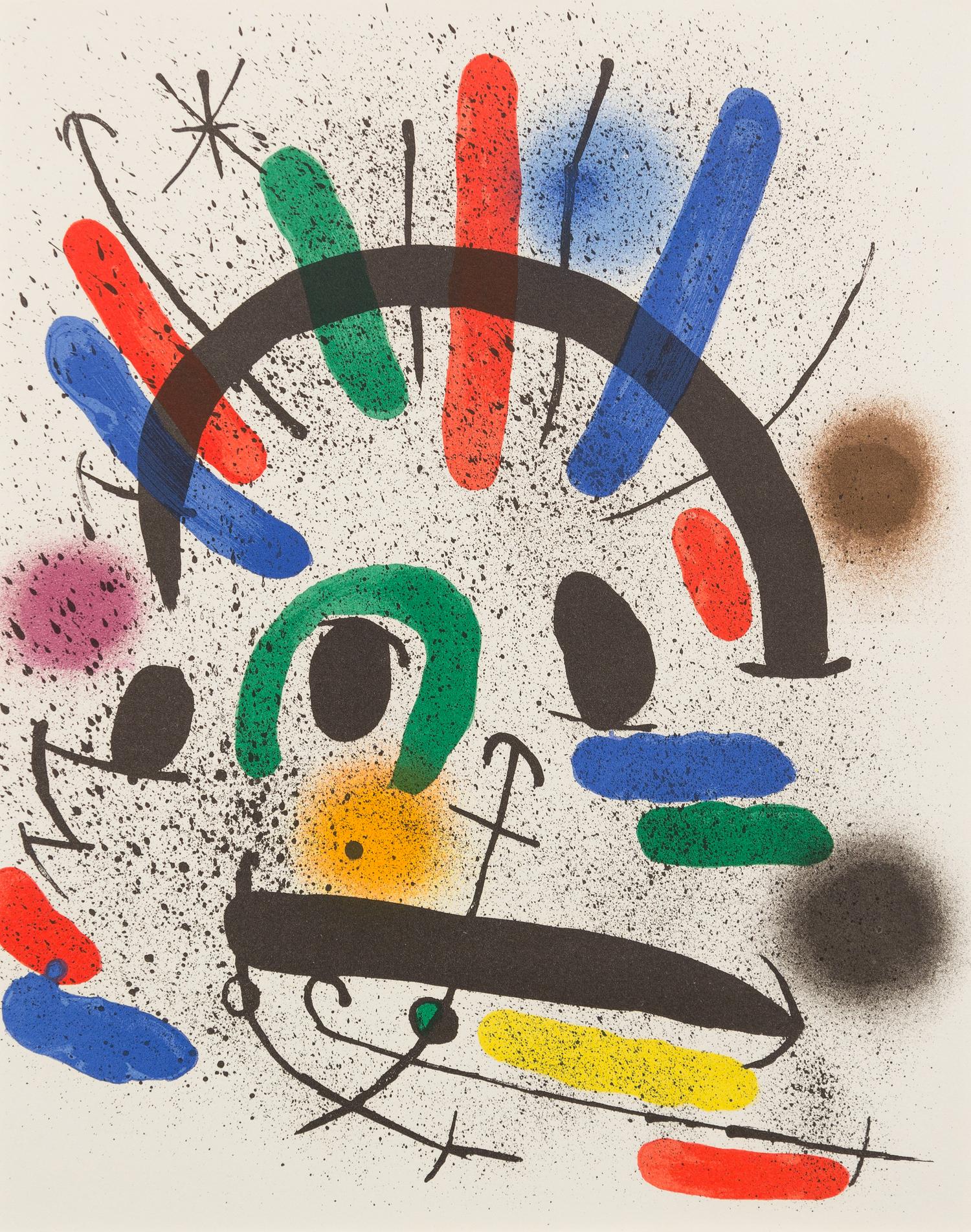 Joan Miro, (Spanish, 1893-1983), Lithographie originale II, from Litografo Vol. I, 1972