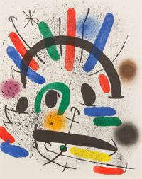 Joan Miro, (Spanish, 1893-1983), Lithographie originale II, from Litografo Vol. I, 1972