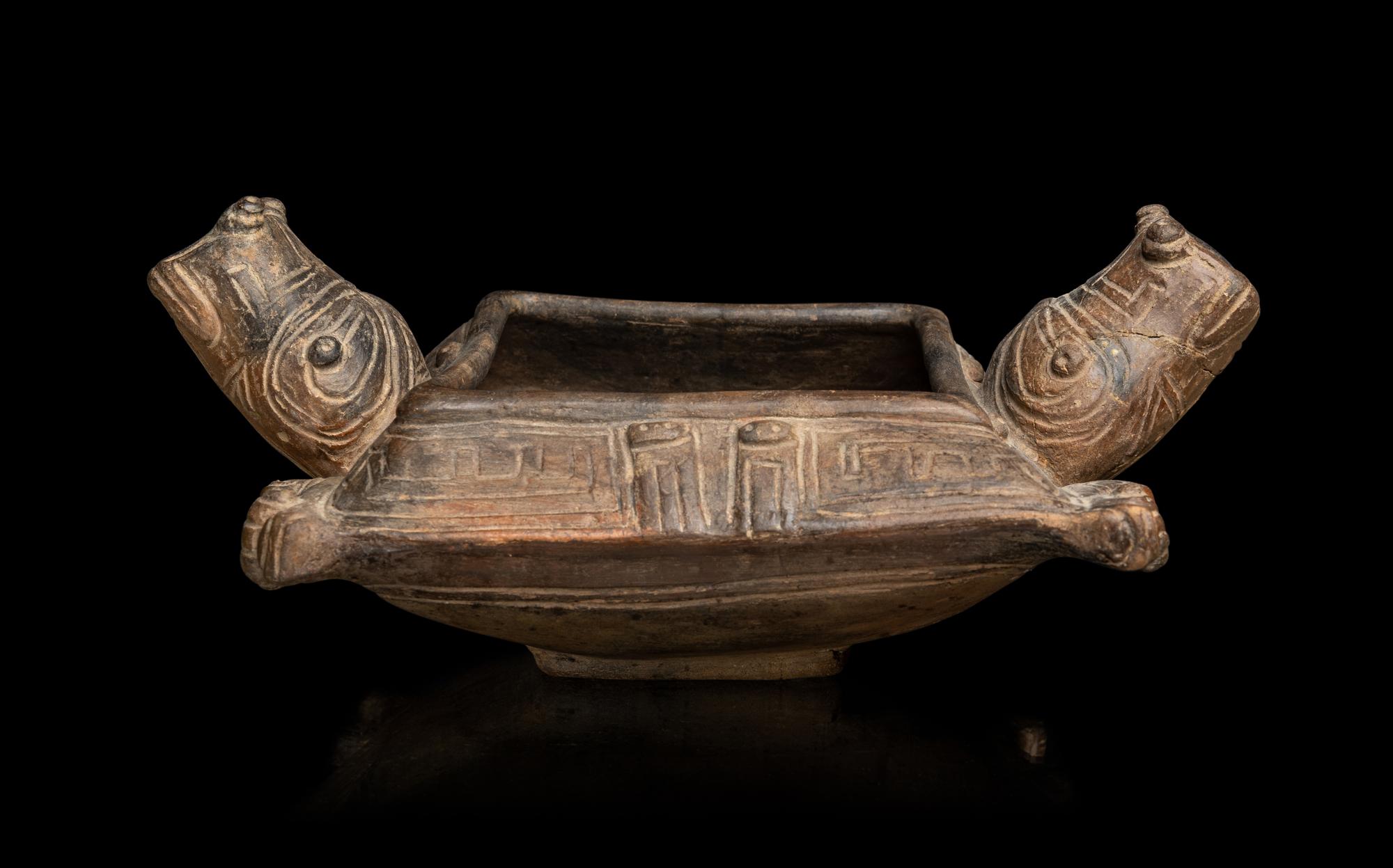 A Tairona Janus Vessel with Zoomorphic Figures