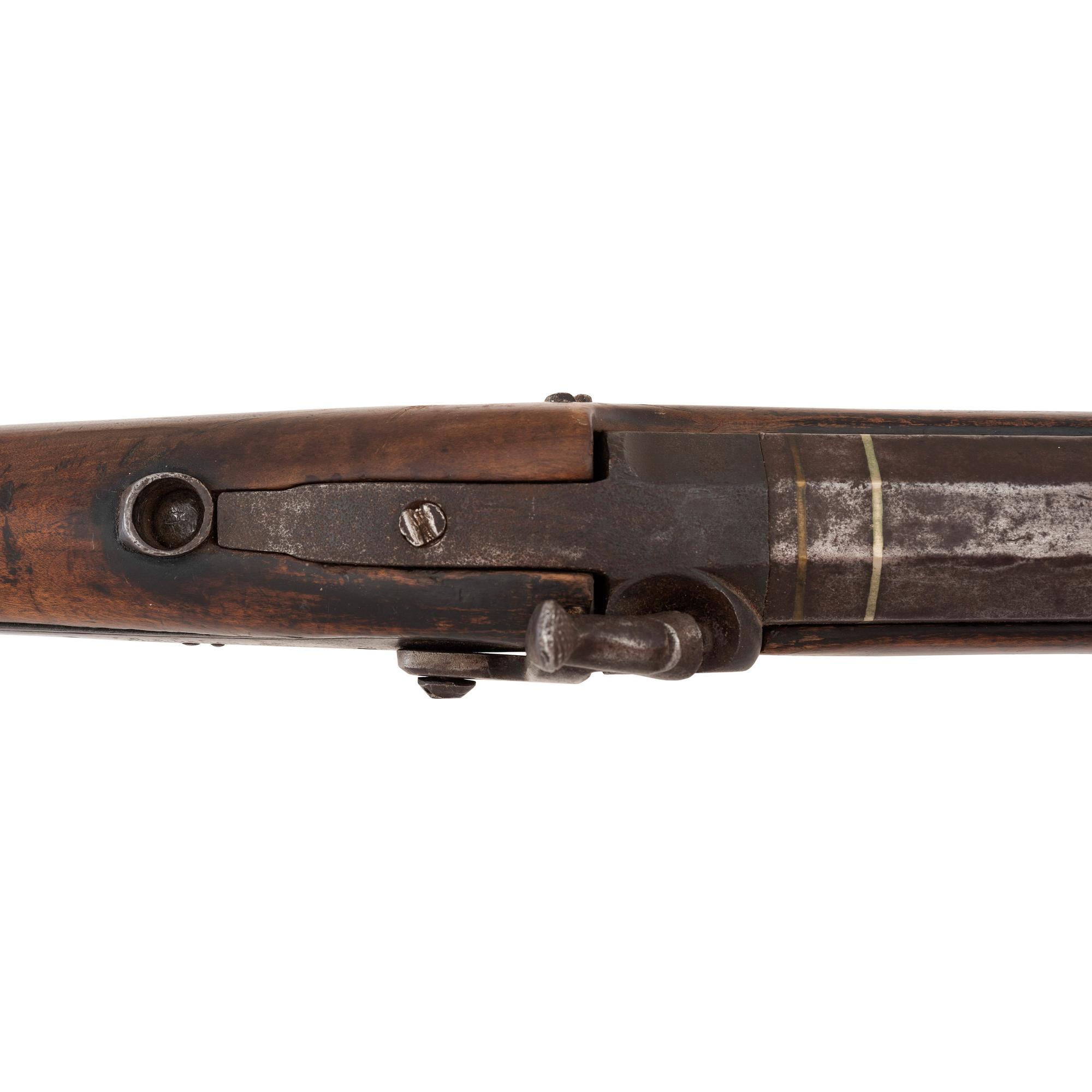 C. Curry Retailer Marked Leman Heavy Barrel Percussion Rifle