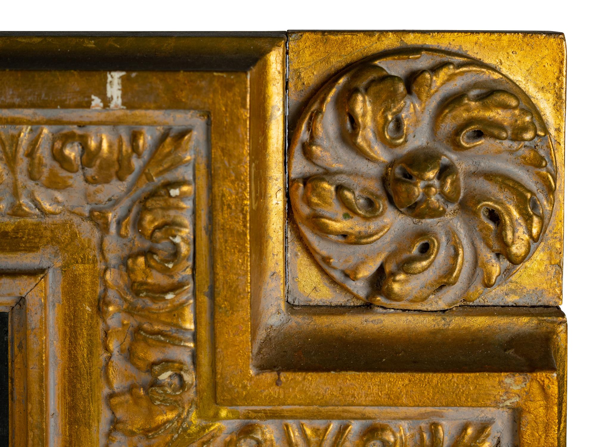 A Continental Giltwood Mirror
