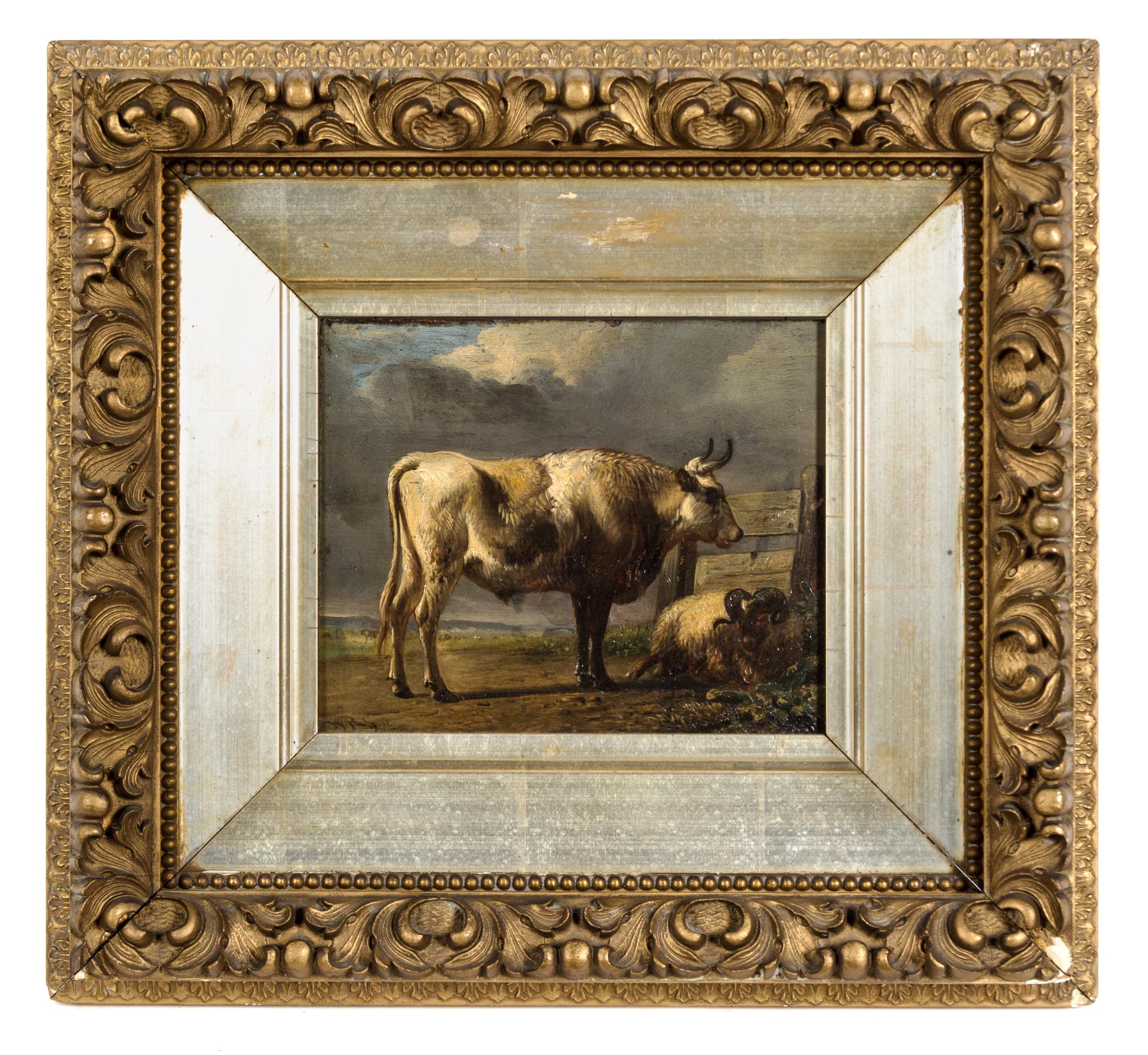Artist Unknown, (19th Century), Barnyard Scene