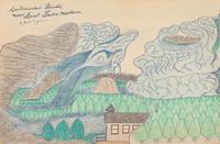 Joseph Yoakum, (American, 1886-1972), Continental Divide near Great Falls Montana, 1966
