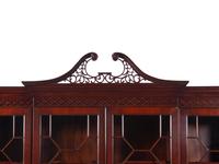 A George III Style Mahogany Breakfront Bookcase