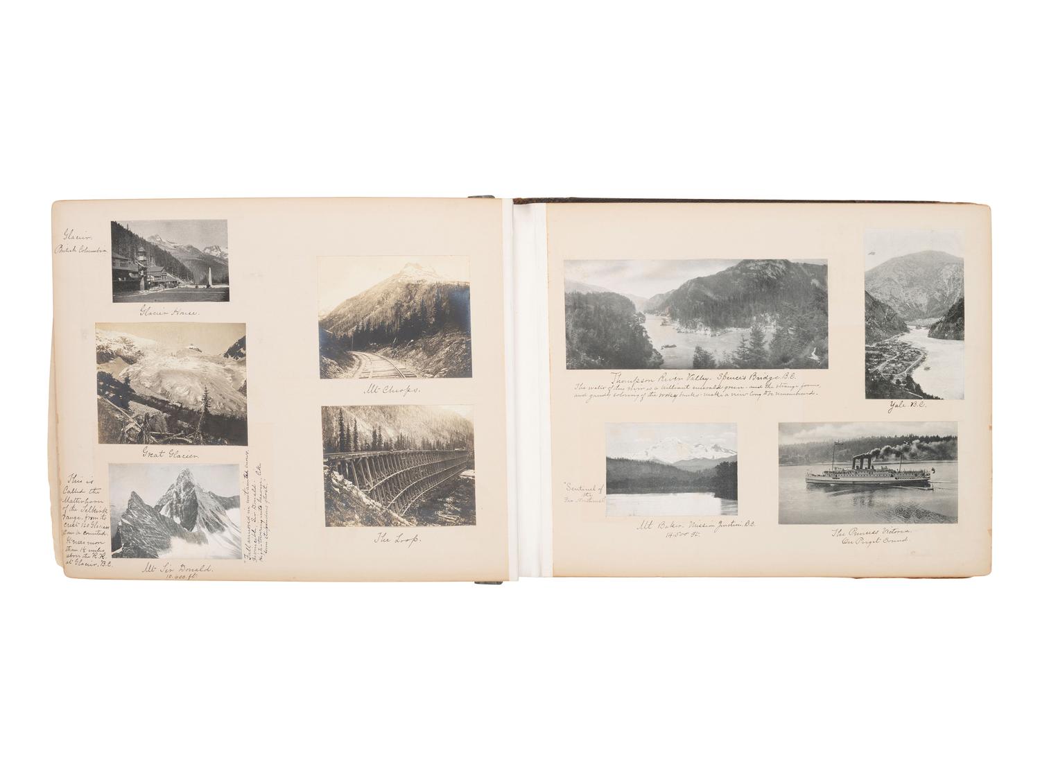 [NATIVE AMERICANS]. JUNKIN, William W. (1831-1903). A Collection of Indian Photographs and Views with Photos of a Few White Employes [ sic ] Together with Some Indian Letters and Paintings. Made by W.W. Junkin, Fairfield, Iowa. 1889-93.