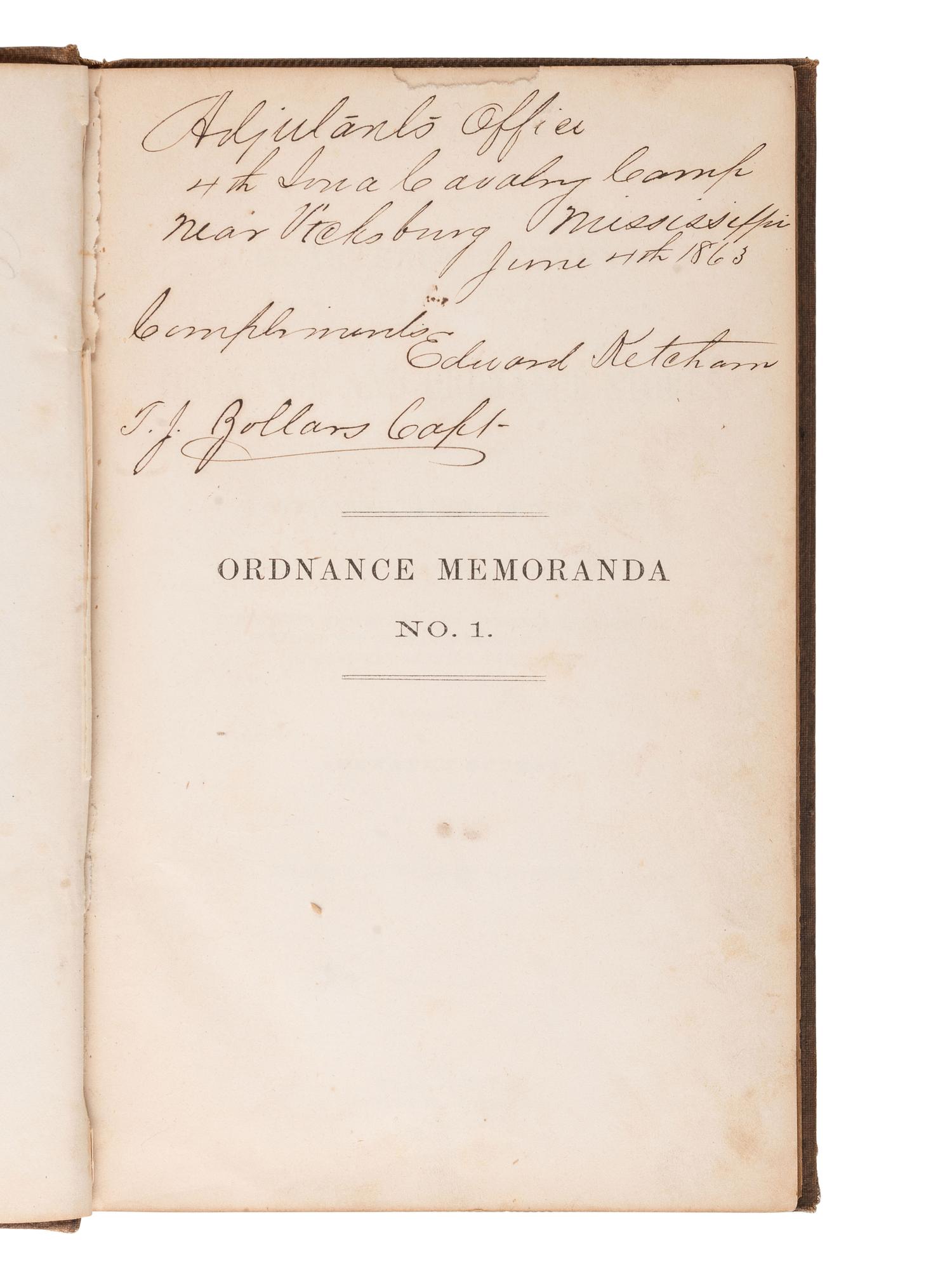 [CIVIL WAR]. Civil War military standards, tactics, and regulations. 19 works in 19 volumes, incl. title signed by MOH recipient R.N. Batchelder.