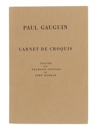 GAUGUIN, Paul (1848-1903). -- COGNIAT, Raymond. -- REWALD, John. Paul Gaugin: A Sketchbook / Carnet de Croquis. New York: Hammer Galleries, 1962.