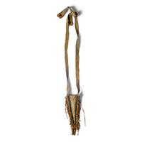 Southern Cheyenne Beaded Hide Tab Pouch