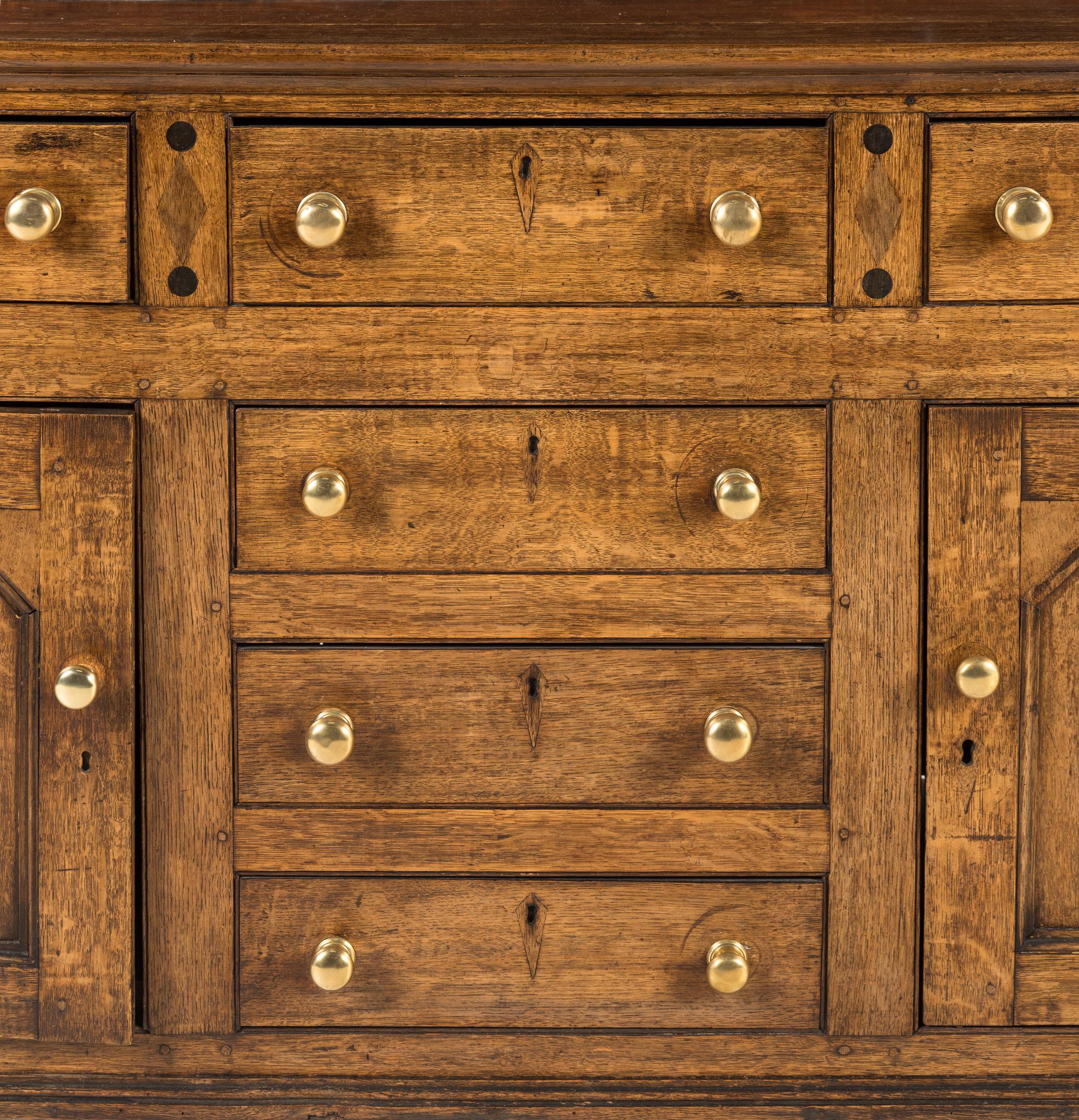 An English Oak Welsh Cupboard