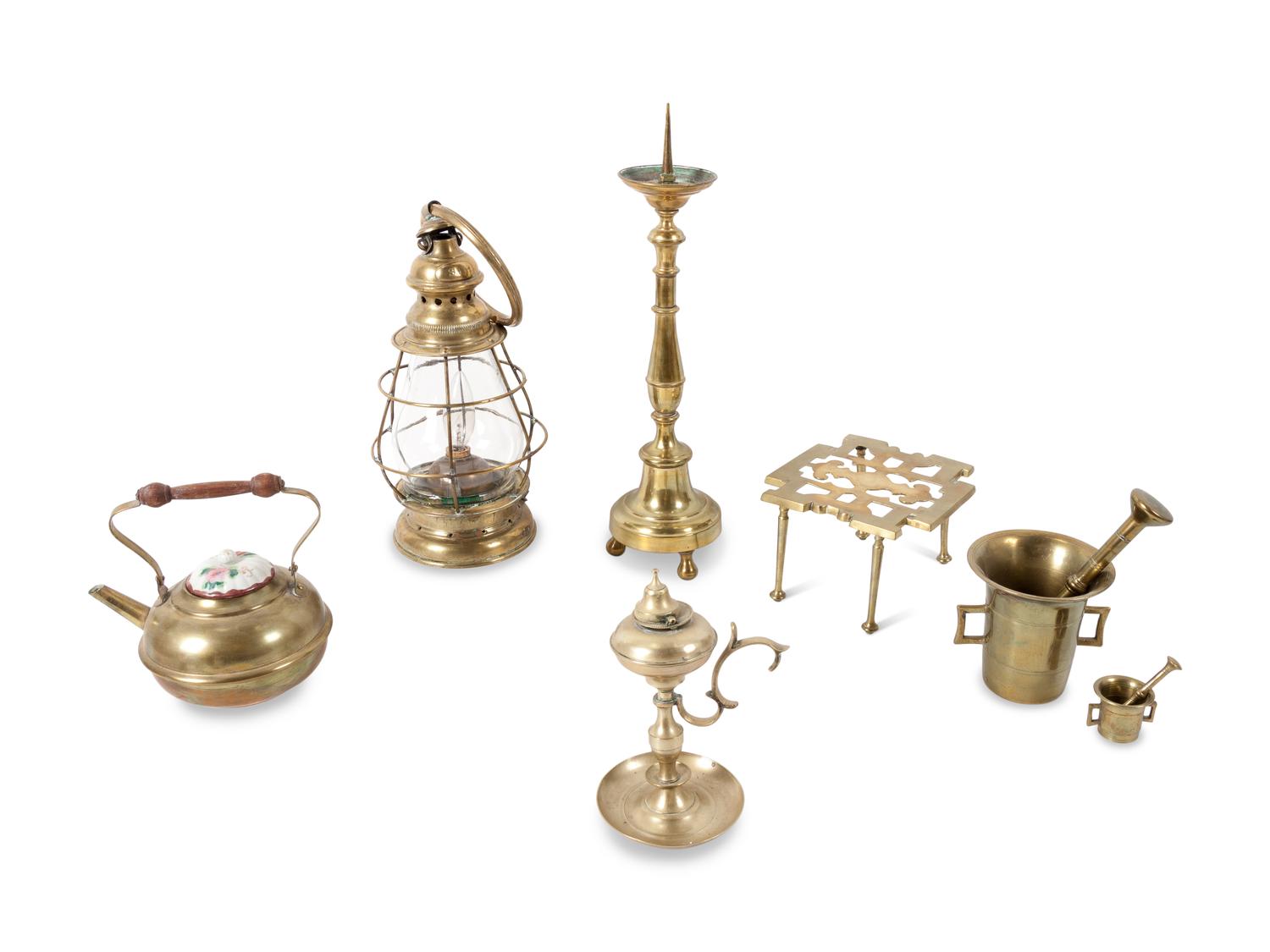 A Collection of Brass Objects