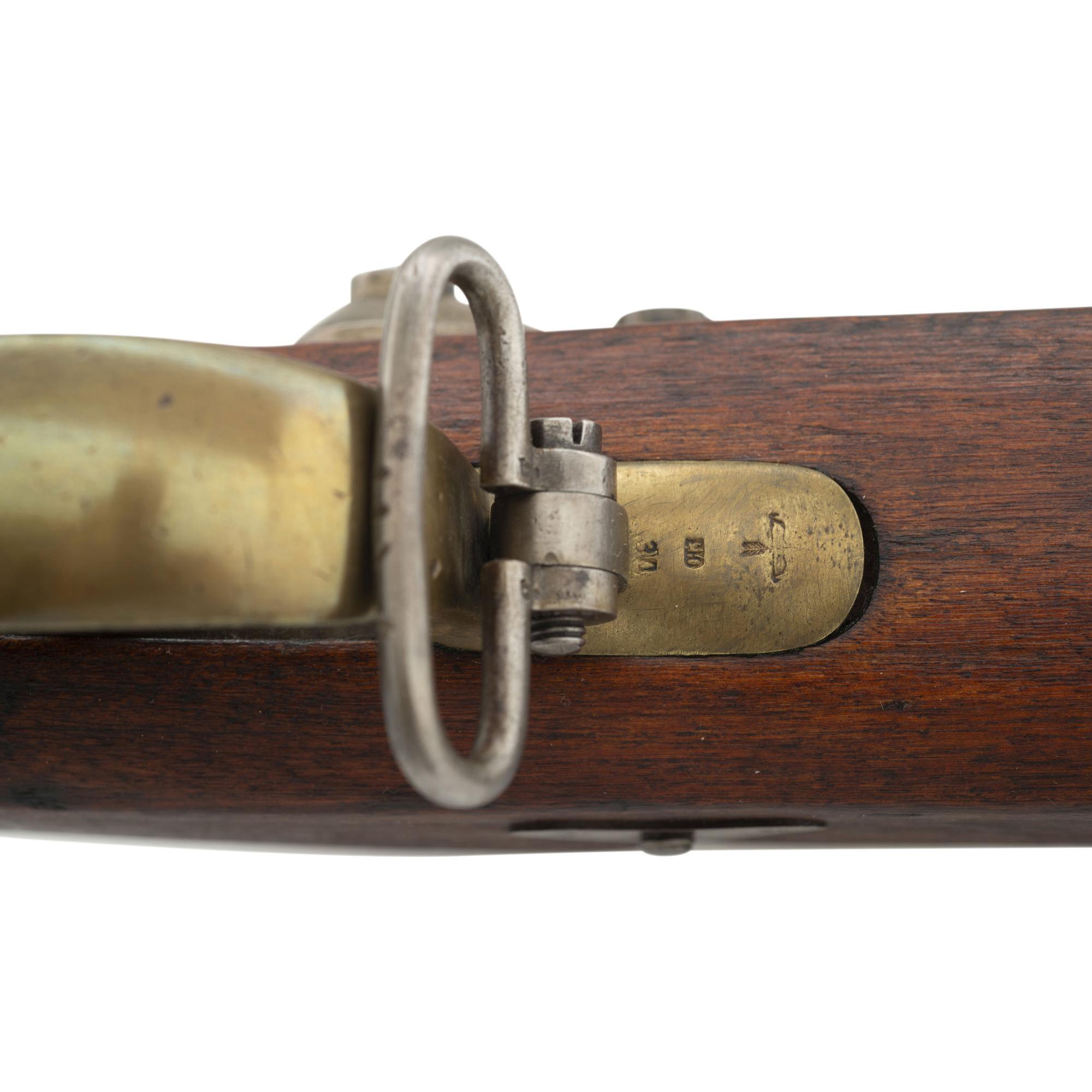 Russian Percussion Military Style Rifle Dated 1865