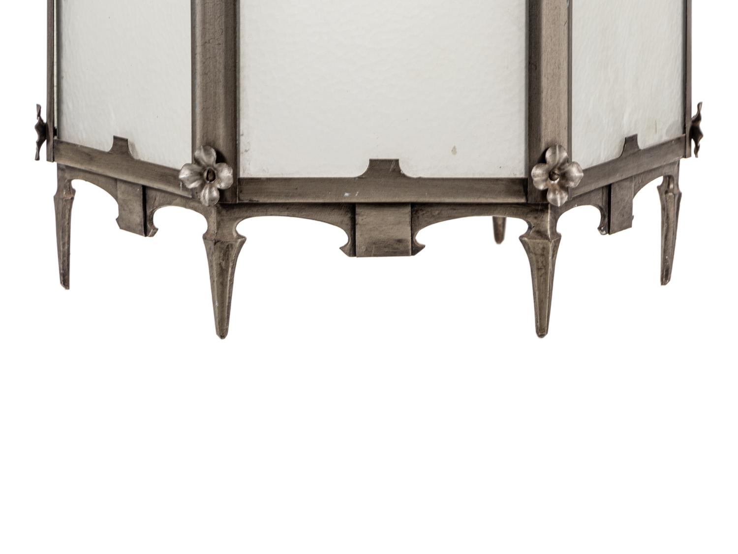 A Gothic Revival Iron Lantern