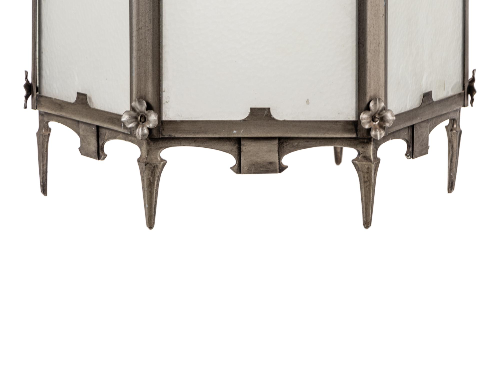 A Gothic Revival Iron Lantern