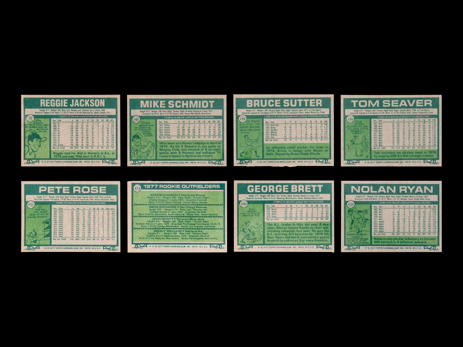 A Complete Set of 1977 Topps Baseball Cards (660/660)