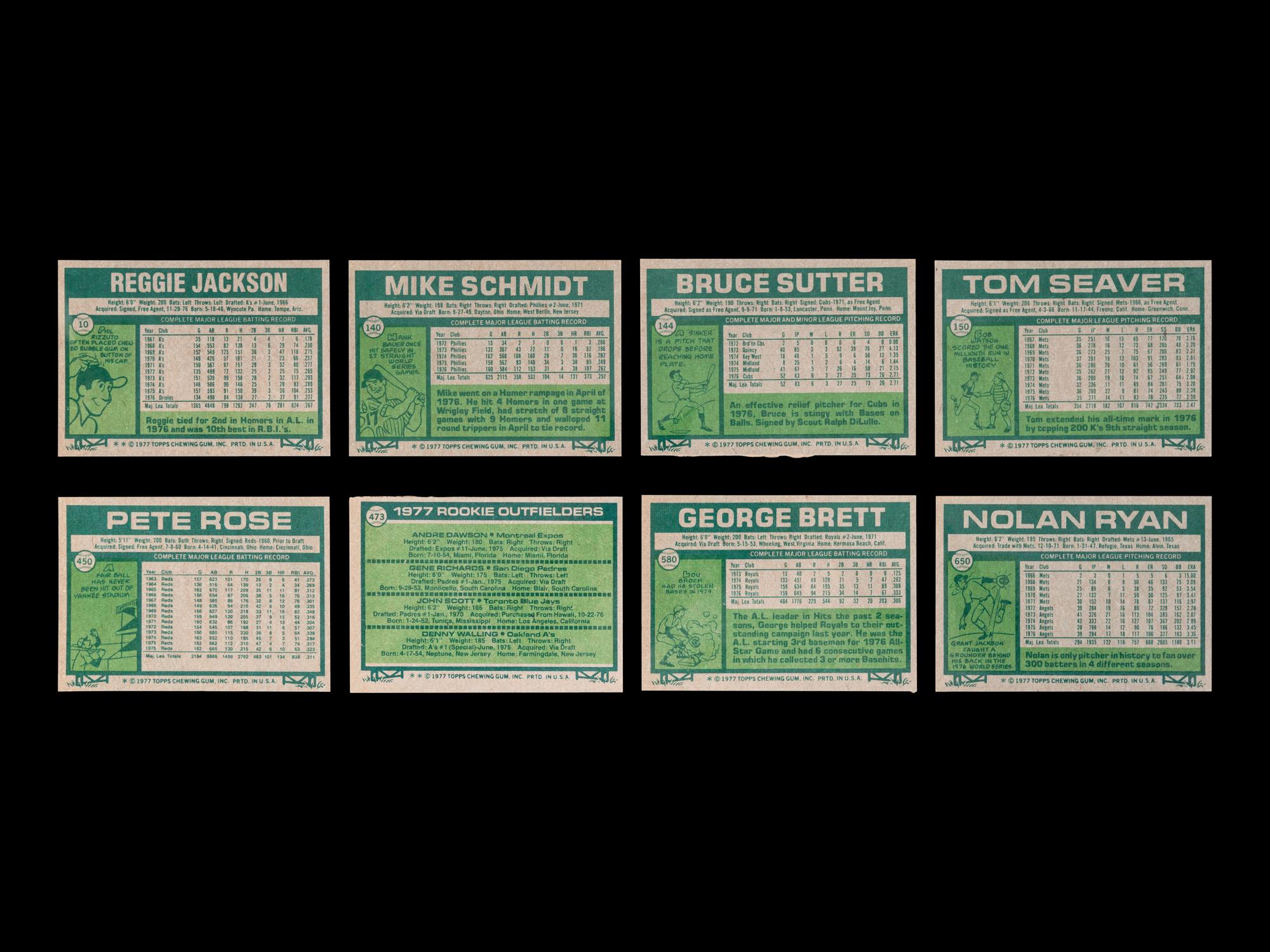 A Complete Set of 1977 Topps Baseball Cards (660/660)