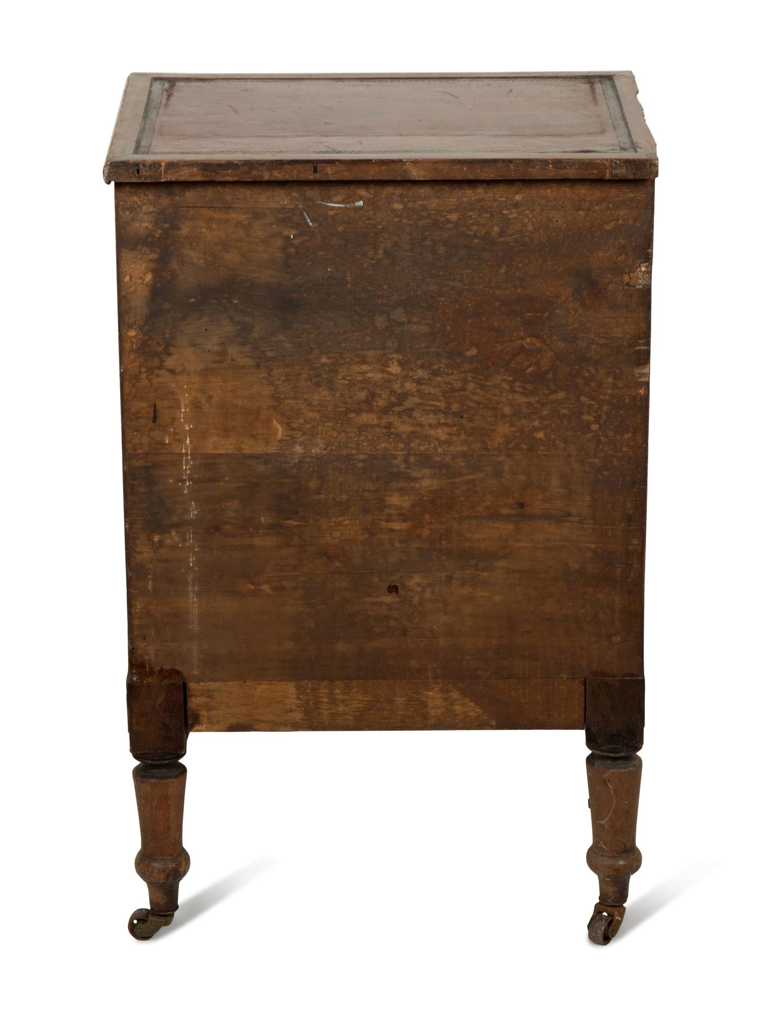 A Set of William IV Mahogany Library Steps