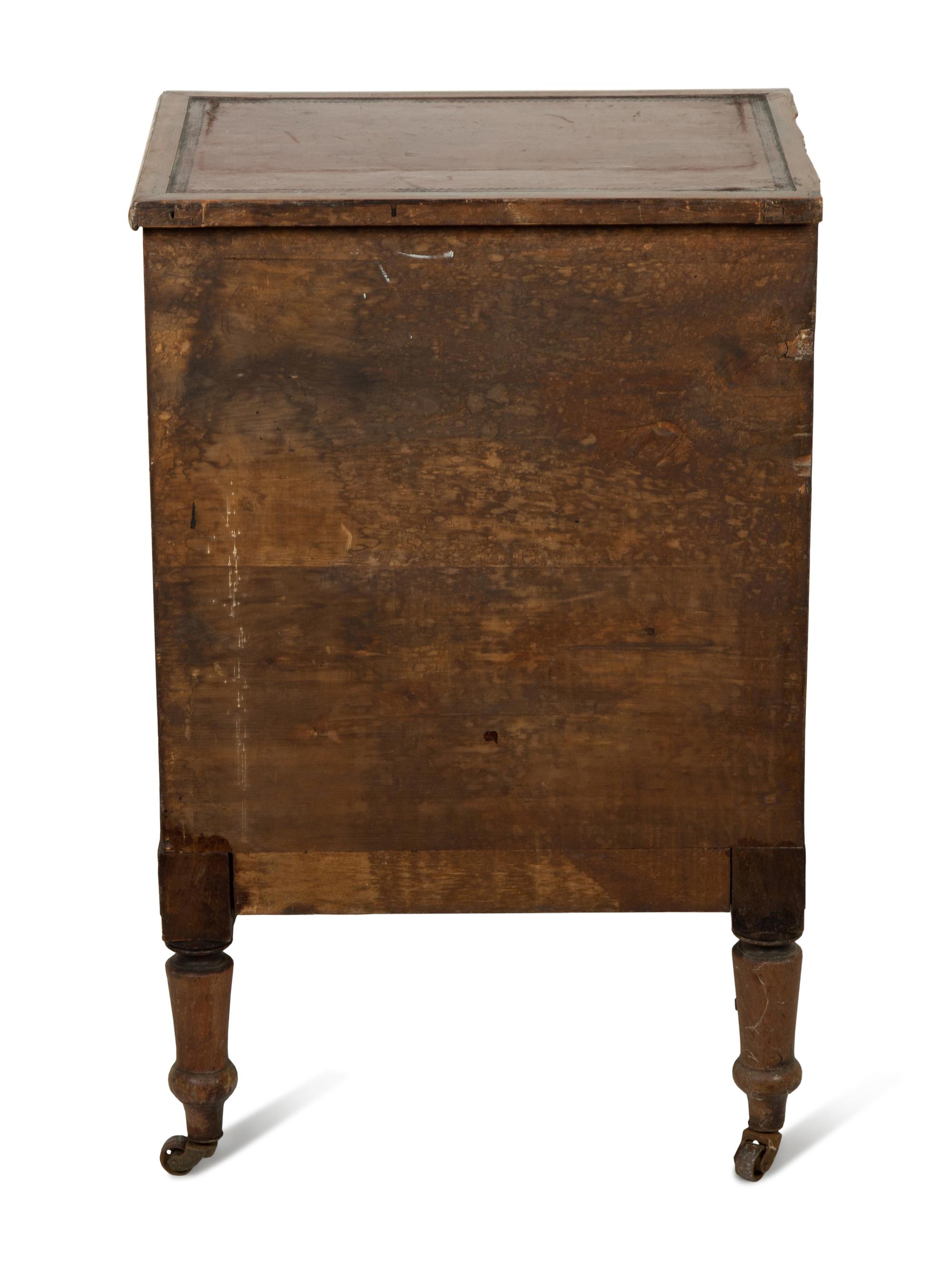 A Set of William IV Mahogany Library Steps