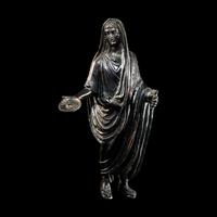 A Roman Bronze Togatus