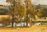 Rivière sous les Arbres , c. 1960