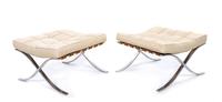 Pair of Barcelona Stools Knoll, USA