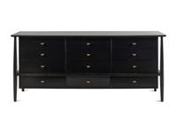 A Contemporary Ebonized Chest of Drawers