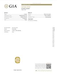 YELLOW GOLD AND YELLOW SAPPHIRE EARRINGS