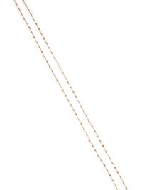 COLORED DIAMOND BEAD NECKLACE