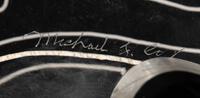 Mike Ditka's Personally Owned Frosted Glass NFL Award Formerly Displayed in Ditka's Chicago Home