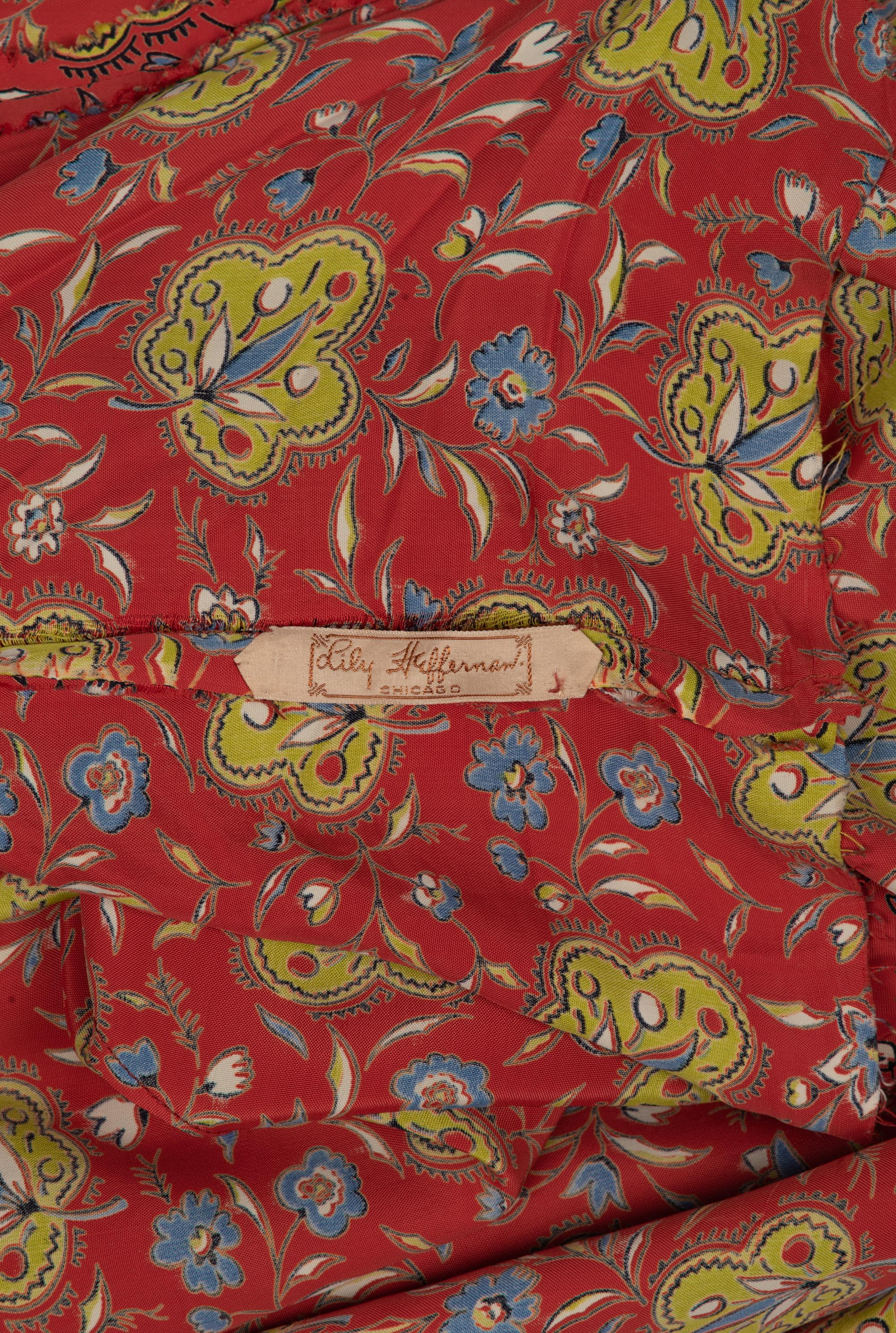 Three Dresses Made by Chicago Makers: Marguerite Pick and Lily Huffernan, 1930-1940s