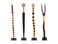 Four John Geldersma Spirit Poles