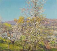 Edward Willis Redfield (American, 1869-1965) — Spring Veil , c. 1928