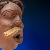 Tlingit Carved Effigy Rattle