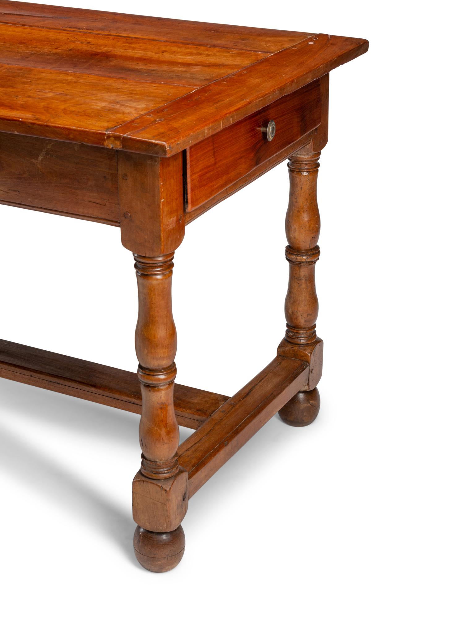 A French Provincial Walnut Farm Table