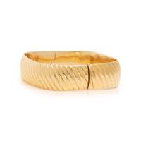 YELLOW GOLD BANGLE BRACELET