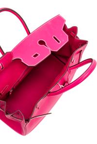 An Hermes Rose Tyrien Candy 35cm Birkin Handbag, 14" x 10" x 7".