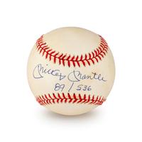 A Mickey Mantle Signed Autograph Home Run Edition Baseball (Beckett Authentication Services) - Numbered of 536