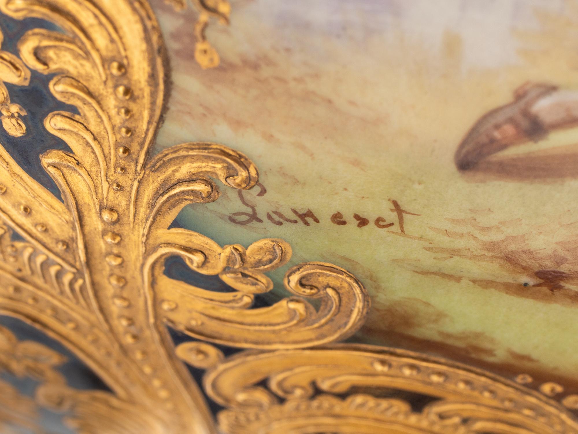A Gilt Bronze Mounted Sèvres Style Porcelain Center Bowl