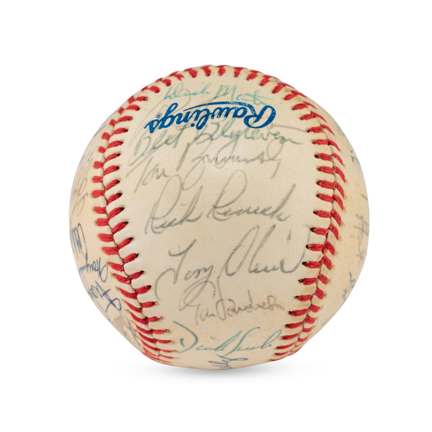A 1987 World Series Champions Minnesota Twins Team Signed Autograph Baseball (Beckett Authentication Services Letter of Authenticity)
