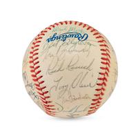 A 1987 World Series Champions Minnesota Twins Team Signed Autograph Baseball (Beckett Authentication Services Letter of Authenticity)