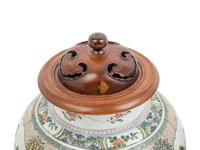 A Pair of Famille Verte Porcelain Baluster Jars