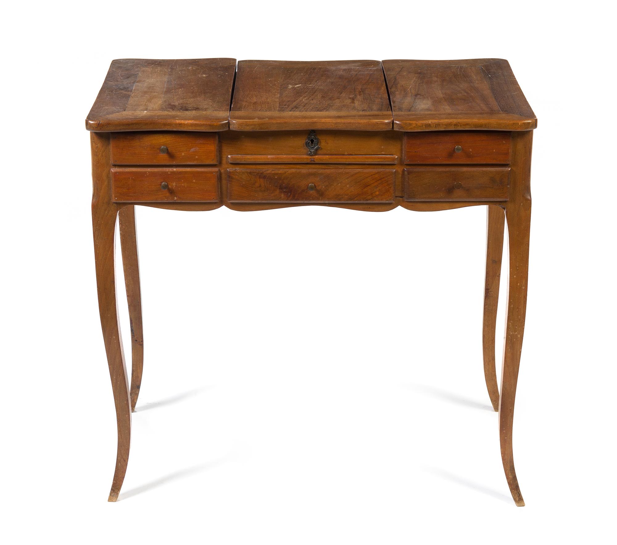 A Louis XV Style Poudreuse Height 28 x width 29 1/2 x depth 16 3/4 inches. — 19TH/20TH CENTURY