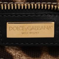 Dolce & Gabbana, Medium Sicily Bag in Leopard-Print Canvas
