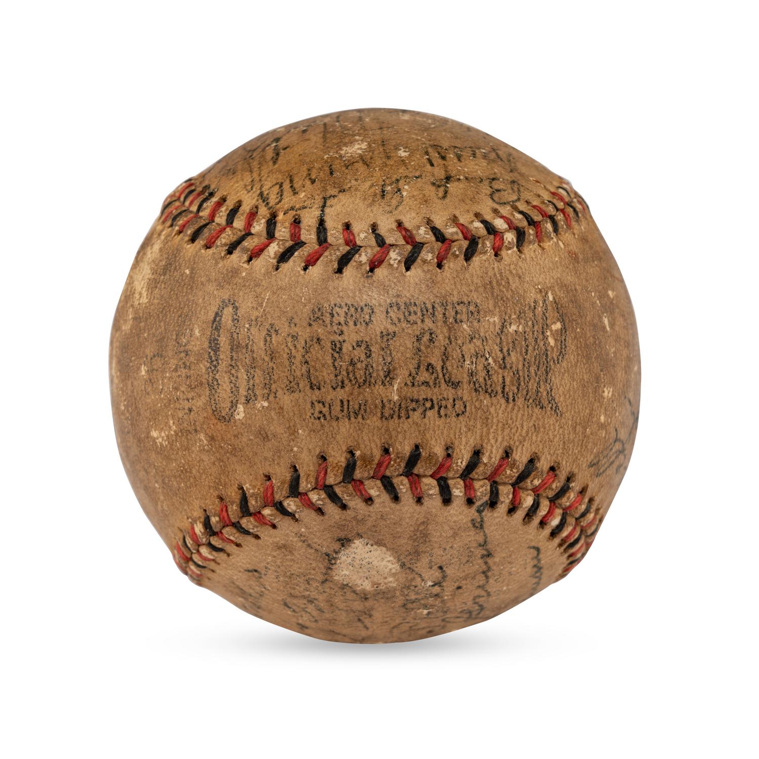 A 1931 St. Louis Browns Team Signed Autograph Baseball Featuring Benny Bengough (Beckett Authenication Services)