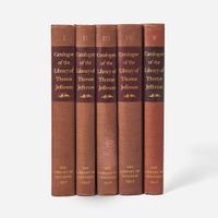 [Americana] [Jefferson, Thomas] Group of 2 Reports on Thomas Jefferson's Library